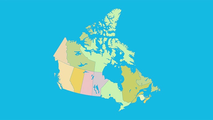 Provinces of Canada - Map Quiz Game